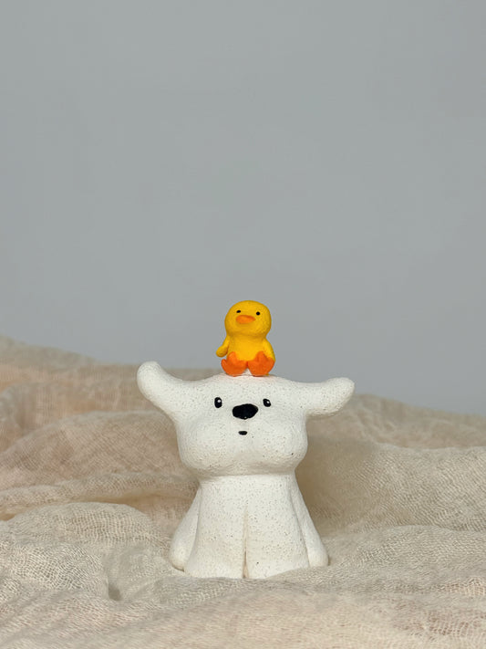 Little Duck On Puppy Aroma Stone