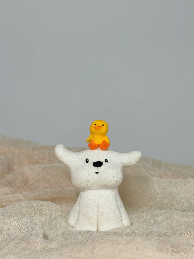 Little Duck On Puppy Aroma Stone