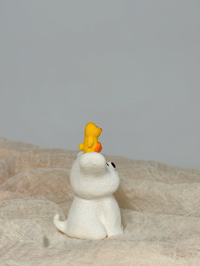 Little Duck On Puppy Aroma Stone